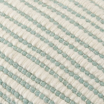 Чехол на подушку мятного цвета с бахромой и объемным узором Ethnic mix варинант исполнения - 2 | Loft Concept в Тюмени