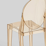 Прозрачный стул с янтарным оттенком LOUIS GHOST CHAIR варинант исполнения - 6 | Loft Concept в Тюмени