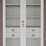 Дизайнерский шкаф витрина Elsa Dreams White с 4-мя ящиками варинант исполнения - 2 | Loft Concept в Тюмени