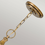 Люстра подвесная цвета латунь с прозрачным овальным стеклянным плафоном Hinkley варинант исполнения - 3 | Loft Concept в Тюмени