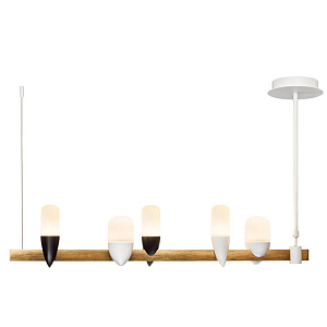 Люстра Ebenezer Chandelier Linear white 85