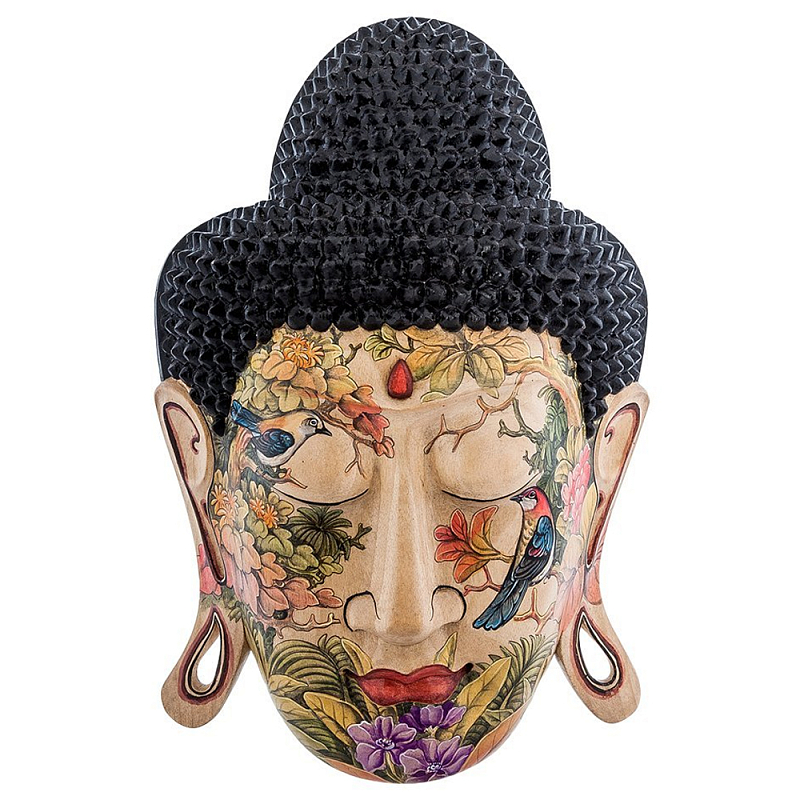 Маска ручной работы деревянная расписная Balinese Mask Мульти Маска ручной работы деревянная расписная Balinese Mask Мульти в Тюмени | Loft Concept