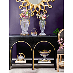 Корзиночка из прозрачного стекла с бронзовой ручкой Eden Garden варинант исполнения - 5 | Loft Concept в Тюмени