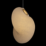 Подвесной светильник белый с фигурным тканевым плафоном White Whirlwinds варинант исполнения - 4 | Loft Concept в Тюмени