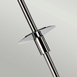 Подвесной светильник хромированного цвета с граненым прозрачным стеклянным плафоном Elstead Lighting варинант исполнения - 6 | Loft Concept в Тюмени