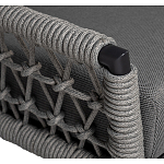 Диван двухместный уличный темно-серый Street Bliss варинант исполнения - 2 | Loft Concept в Тюмени