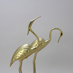 Статуэтка бронзовая пара Журавли Bronze Birds варинант исполнения - 1 | Loft Concept в Тюмени