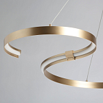 Люстра подвесная светодиодная в виде волнообразной ленты Ribbon Vortex варинант исполнения - 23 | Loft Concept в Тюмени