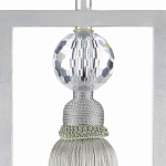 Торшер с прямоугольным тканевым абажуром на белом мраморном основании Silver Threads варинант исполнения - 2 | Loft Concept в Тюмени