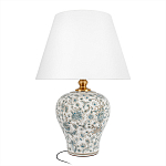 Настольная лампа с цветочной росписью Lamp Flower Painting варинант исполнения - 1 | Loft Concept в Тюмени