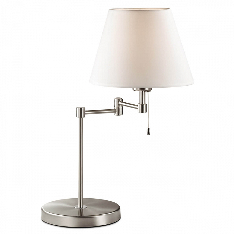 Настольная лампа Selvo Nickel Table lamp Белый Никель Настольная лампа Selvo Nickel Table lamp Белый Никель в Тюмени | Loft Concept