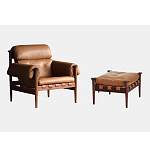 Пуф с каркасом из дерева и обивкой из кожи Furniture Medieval варинант исполнения - 1 | Loft Concept в Тюмени