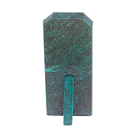 Часы погон ВС подарочные настольные из натурального камня Змеевик Military Clock варинант исполнения - 18 | Loft Concept в Тюмени