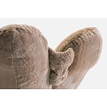 Дизайнерское плюшевое кресло в форме руки бежевое Poltronova Joe Plush Dove Grey варинант исполнения - 1 | Loft Concept в Тюмени