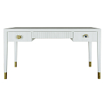 Письменный стол Elsa Dreams White Шпон дерево с двумя ящиками варинант исполнения - 6 | Loft Concept в Тюмени