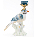 Фарфоровый подсвечник с птицей Eden Garden варинант исполнения - 2 | Loft Concept в Тюмени