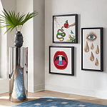 Панно Змея и яблоко вышивка бисер MUSE SNAKE & APPLE BEADED ART варинант исполнения - 1 | Loft Concept в Тюмени