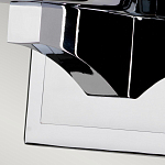 Бра для ванных комнат с белым цилиндрическим плафоном на прямоугольном основании цвета хром Feiss варинант исполнения - 4 | Loft Concept в Тюмени