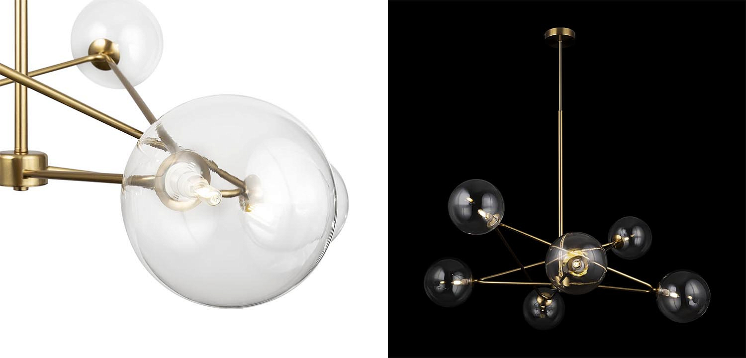 Люстра Chandelier Constellation Orbs Transparent Люстра Chandelier Constellation Orbs Transparent - Loft-Concept в Тюмени