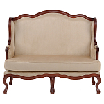 Диван двухместный из натурального бука бежевый Solid Luxury варинант исполнения - 1 | Loft Concept в Тюмени