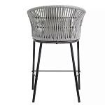 Стул барный с декоративным плетением на спинке и подлокотниках Chair Weave варинант исполнения - 4 | Loft Concept в Тюмени