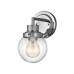 Бра для ванных комнат с прозрачным шарообразным плафоном из стекла с пузырьками на круглом основании Hinkley варинант исполнения - 6 | Loft Concept в Тюмени