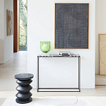 Фигурный приставной столик черного цвета AMORPHOUS варинант исполнения - 4 | Loft Concept в Тюмени