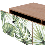 Длинная ТВ-тумба с принтом на ящиках Elise TV Stand варинант исполнения - 5 | Loft Concept в Тюмени