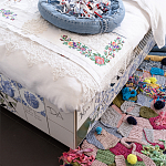 Дизайнерская кровать с системой хранения варинант исполнения - 4 | Loft Concept в Тюмени