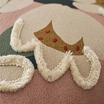 Подушка с цветочным принтом и кисточками Blooming Elegance Daisy варинант исполнения - 6 | Loft Concept в Тюмени