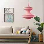 Подвесной вязаный розовый светильник «Моника» варинант исполнения - 4 | Loft Concept в Тюмени