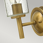 Бра с плафоном в форме цилиндра из прозрачного стекла с пузырьками Hinkley варинант исполнения - 3 | Loft Concept в Тюмени