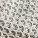 Мебельная ткань Жакард Чешуя бежевый цвет N 1050 варинант исполнения - 3 | Loft Concept в Тюмени