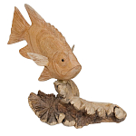 Статуэтка из дерева рыба Animals of the World варинант исполнения - 4 | Loft Concept в Тюмени